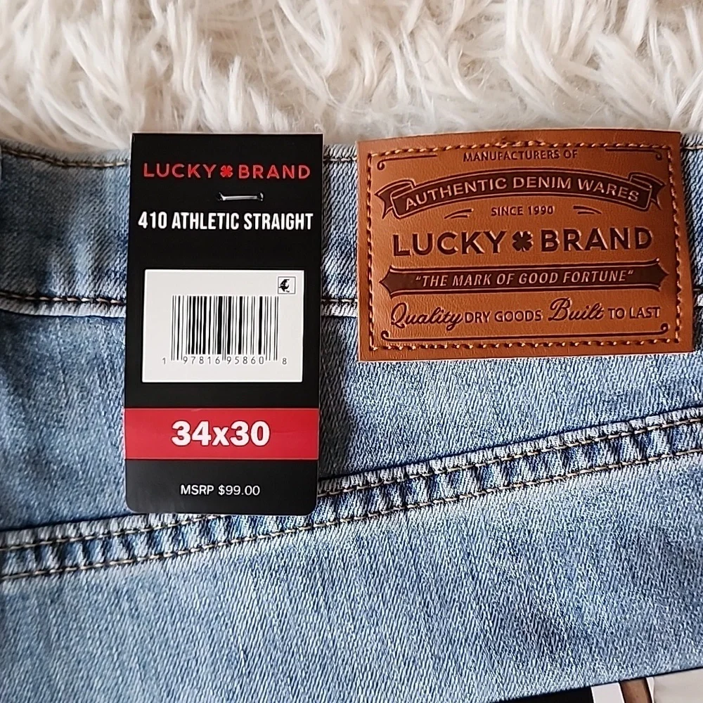 Lucky Brand Men's Straight Jeans - Light Blue